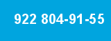 922 804-91-55 922 804-91-55
